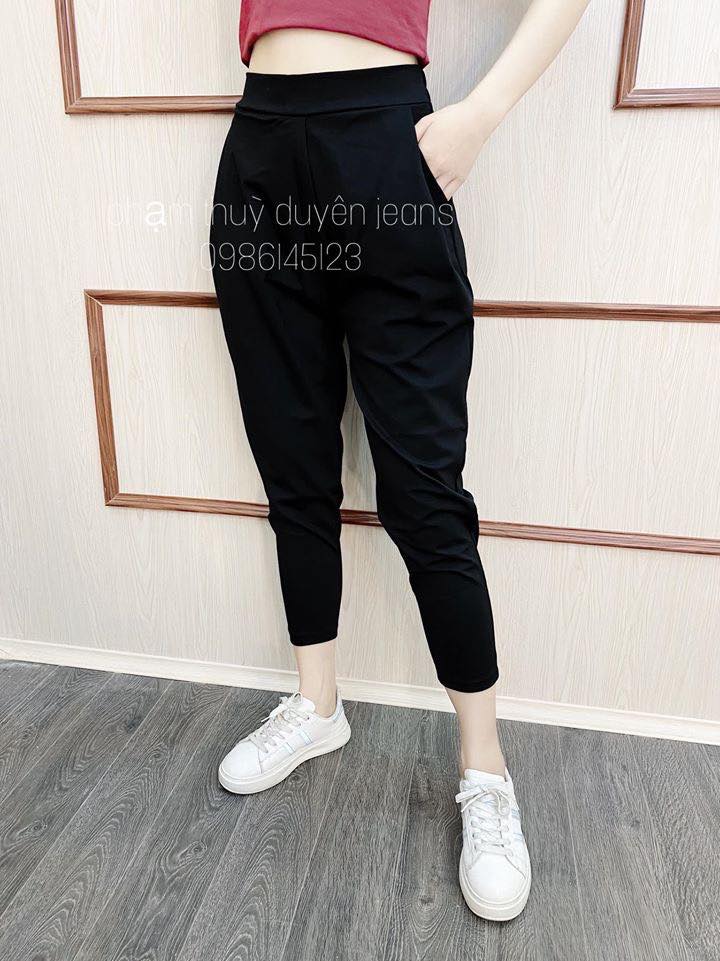 Quần Baggy Umi cạp trơn, co giãn 4 chiều mặc siêu thích