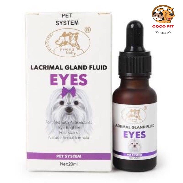 Siro Uống Chống Chảy Nước Mắt Ở Chó Mèo 20ML - Không Gây Ố Khu Lông Mắt Cho Chó Mèo