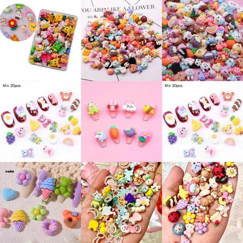 Cham thú hoạt hình mix đủ mẫu siêu xinh