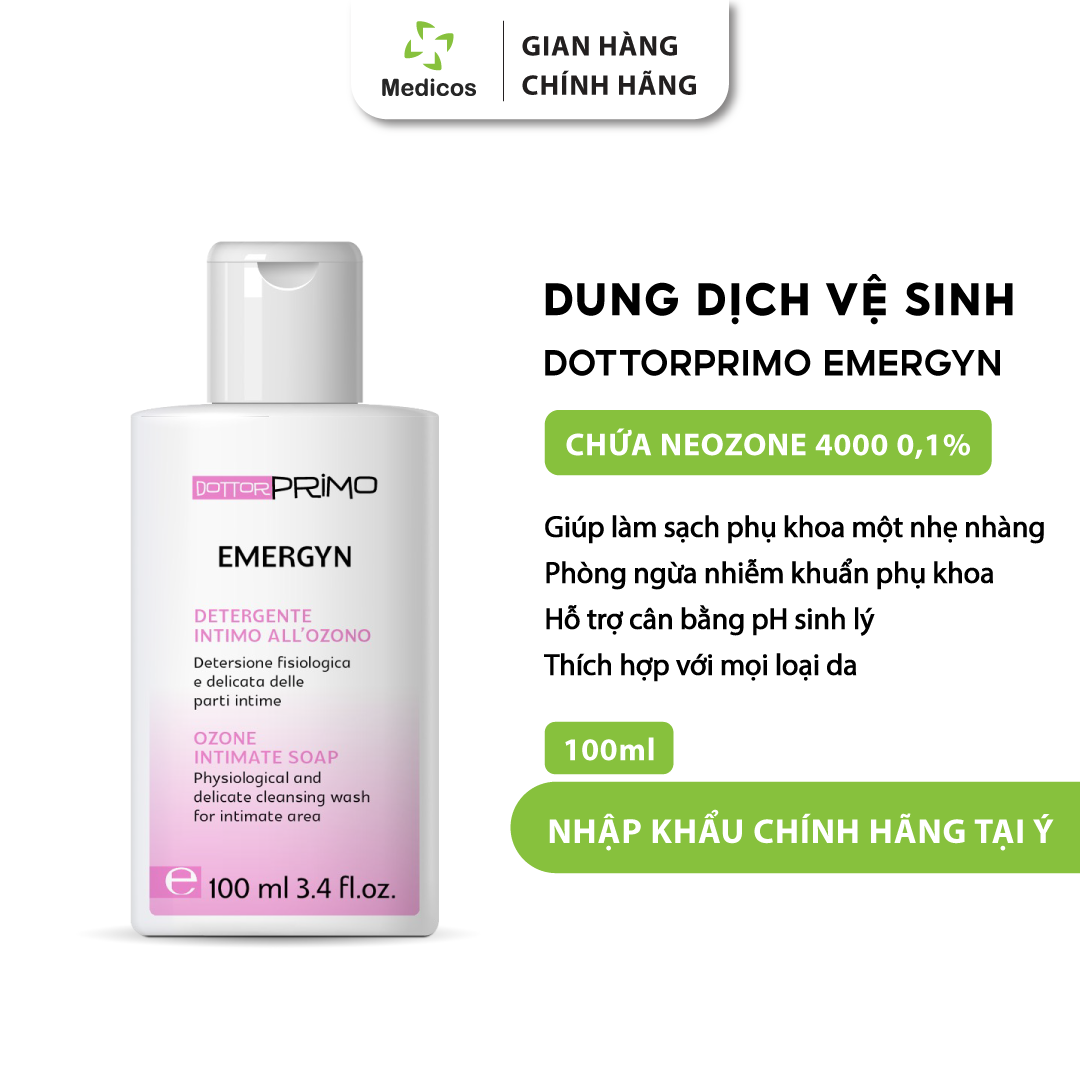 Dung Dịch Vệ Sinh Phụ Nữ DottorPrimo Emergyn