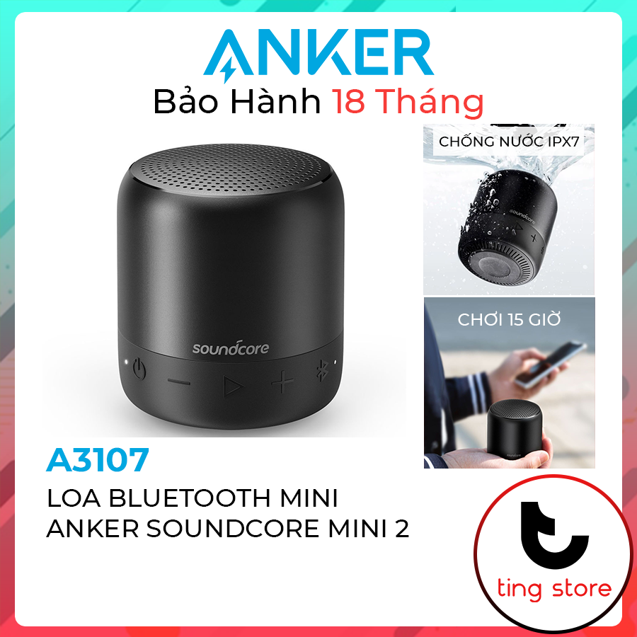 Loa Bluetooth Mini Anker Soundcore Mini 2 - Loa Mini Chống Nước - A3107