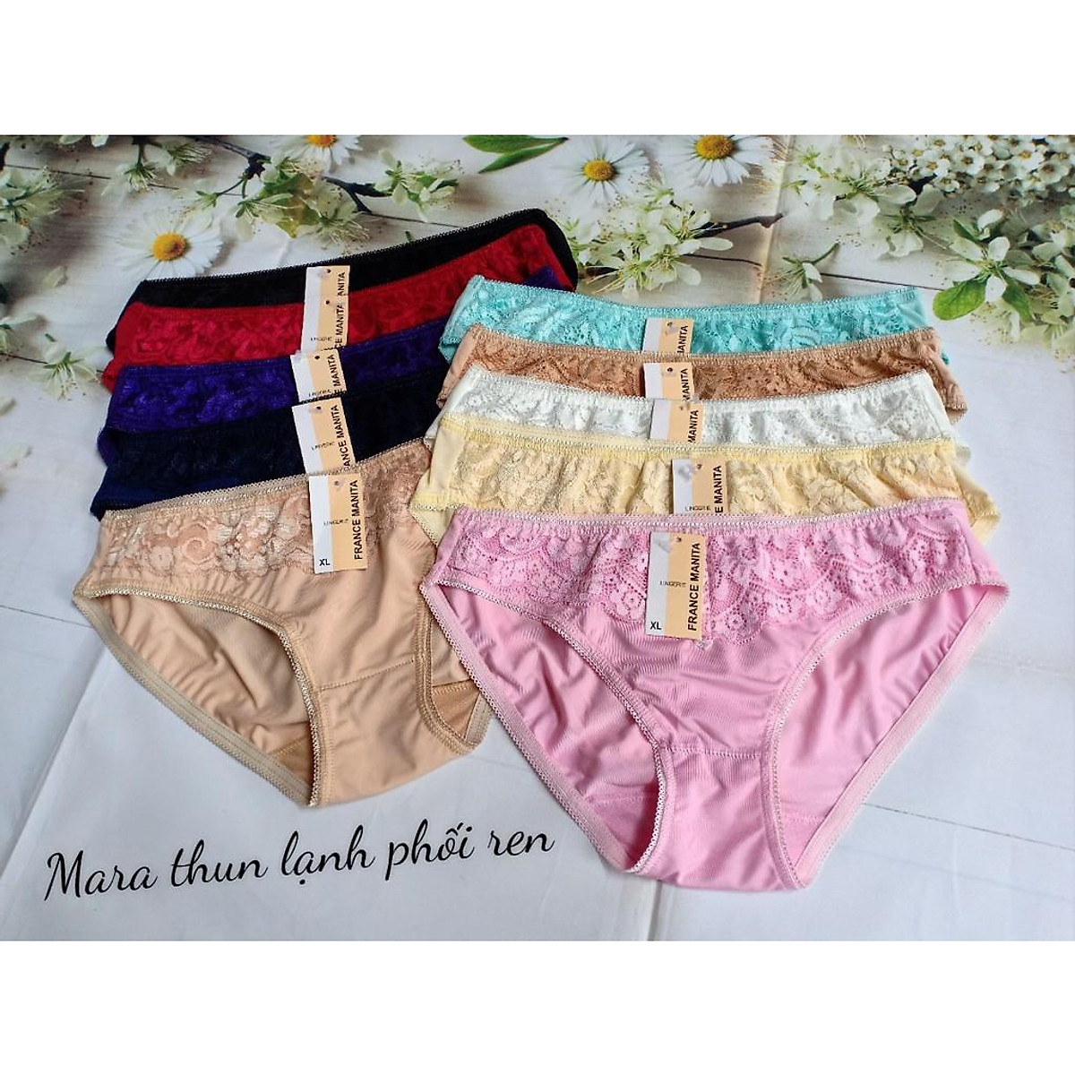 [FREESHIP + HOÀN TIỀN 50K] [HCM]Combo 5 quần lót nữ thun lạnh hàng Việt Nam thương hiệu cao cấp