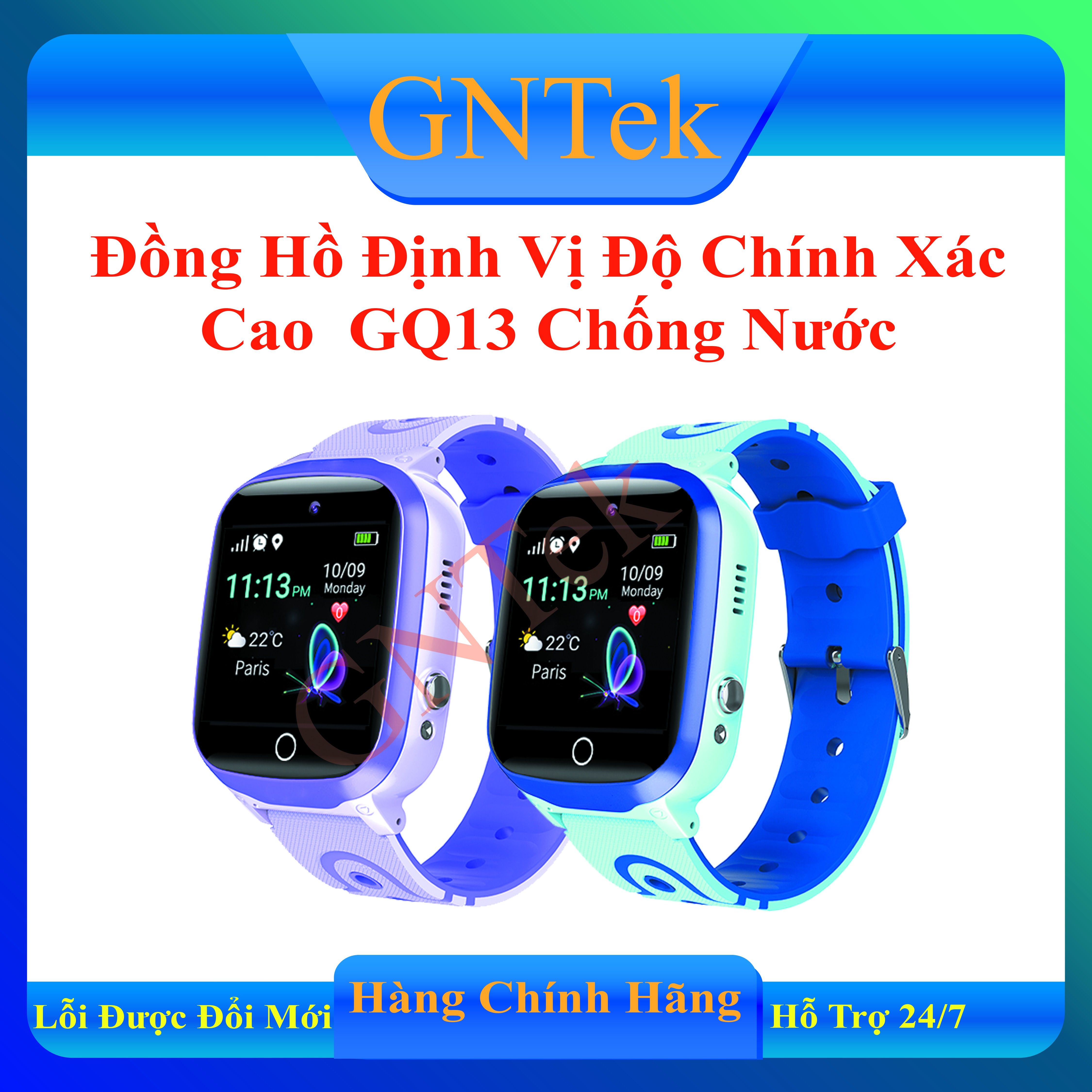 [Miễn phí Ship] Đồng hồ thông minh giám sát trẻ em GQ13 độ chính xác cao, chống nước