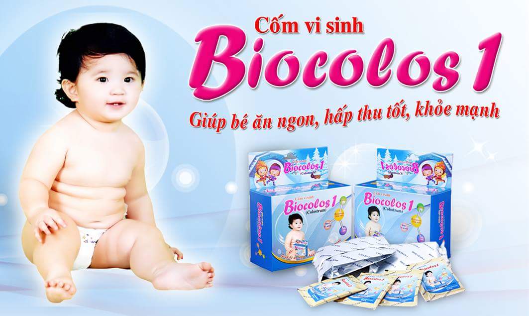 Cốm vi sinh Biocolos 1 – Hỗ trợ giúp bé ăn ngon, tiêu hóa khỏe (Hộp 20 gói)