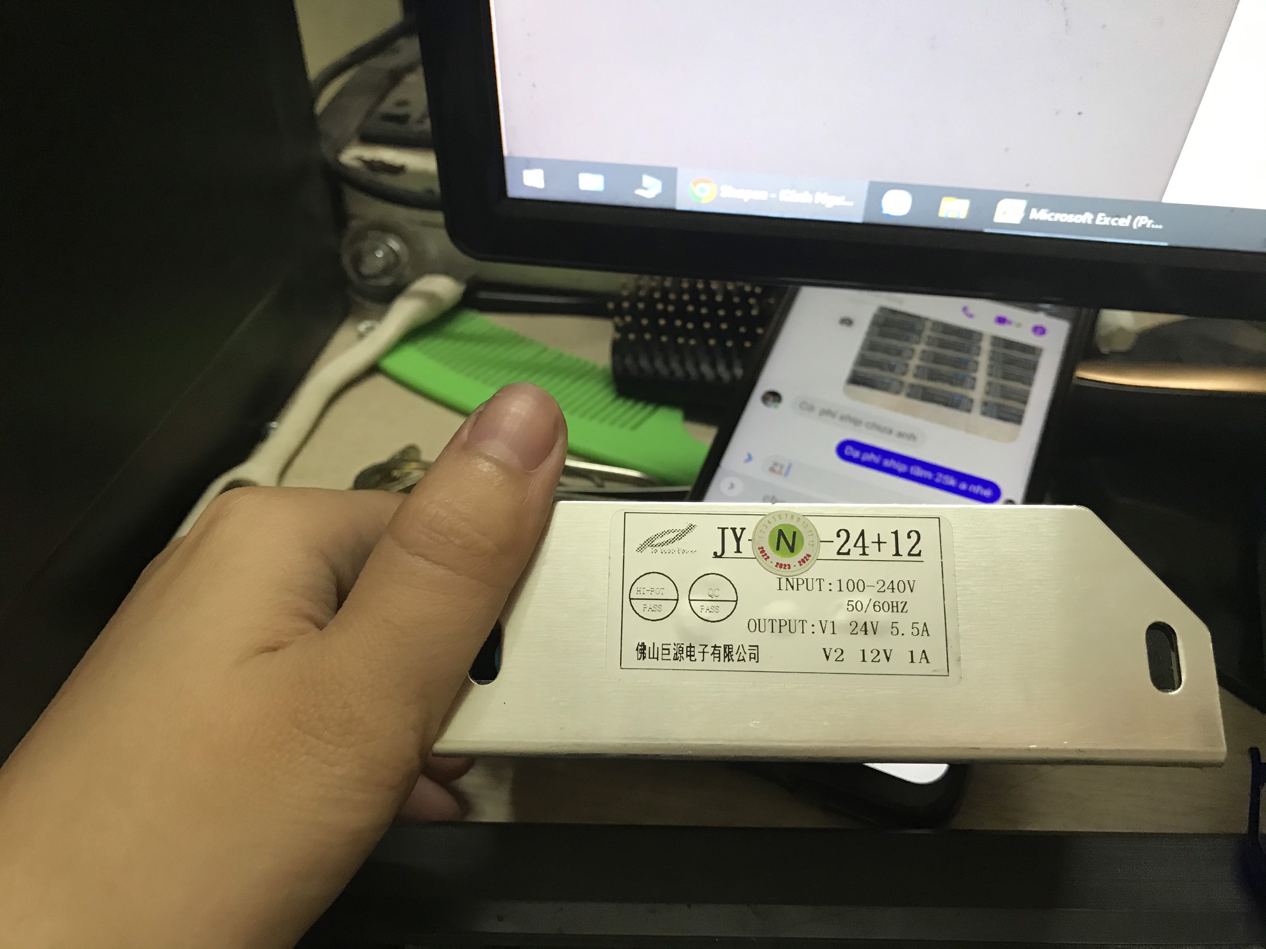 Nguồn Par Led 12 - 36 vol, 12-24v