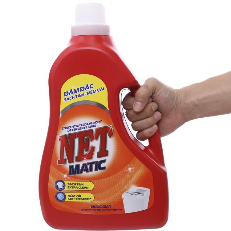 Nước giặt NET Matic Đậm Đặc chai 3.6kg Bách Hóa Giá Sỉ Tiến Dũng