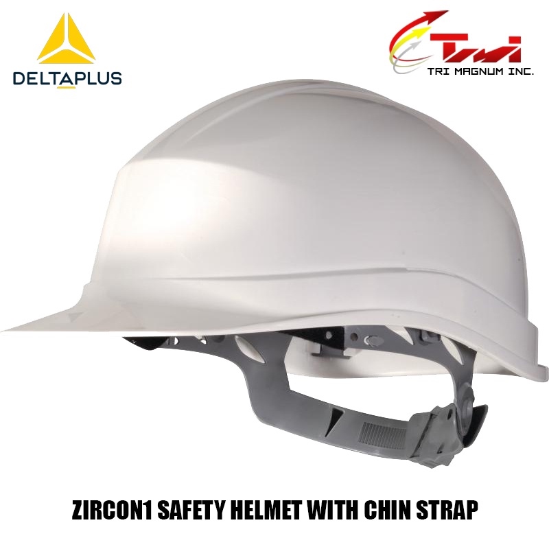 DELTA PLUS ZIRCON1 SAFETY HELMET HARD HAT WITH CHIN STRAP