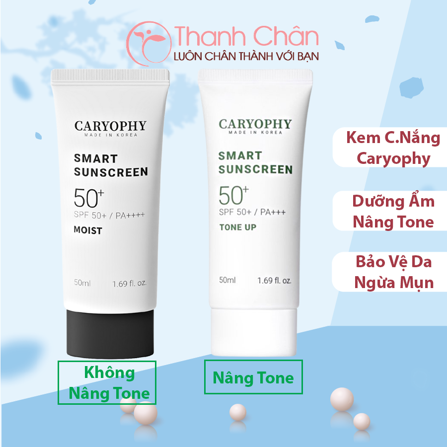 Kem Chống Nắng Thông Minh Caryophy Smart 3in1 Tone Up Sunscreen 50m