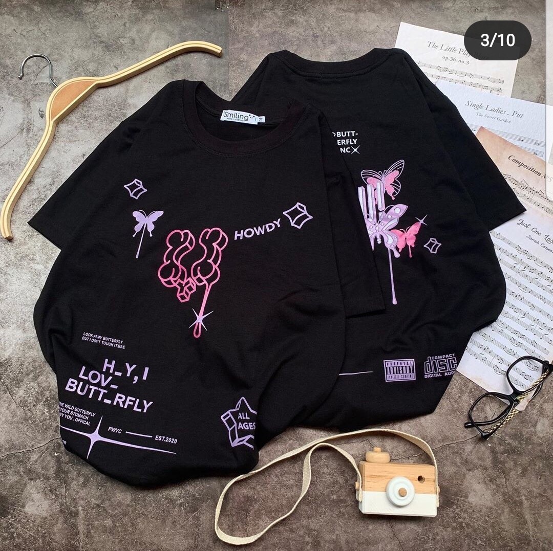 [HCM]Áo Thun HOWDY in 3D From Rộng Nam Nữ hàn Quốc Hót Hòn Họt Siêu Đẹp-BIG SHOP