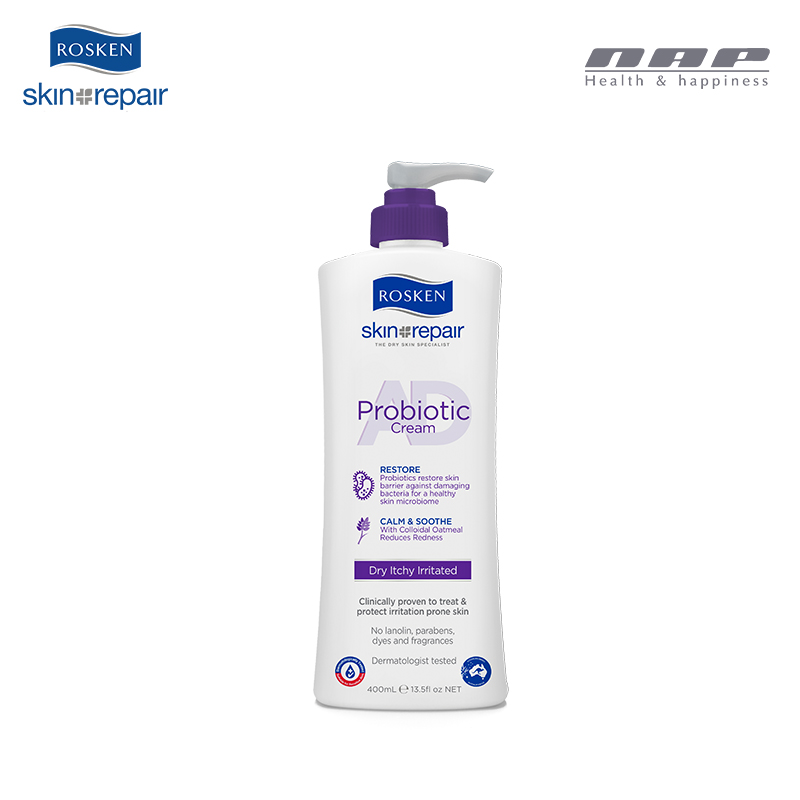 Kem chăm sóc da chàm sữa Rosken AD Probiotic 400ml