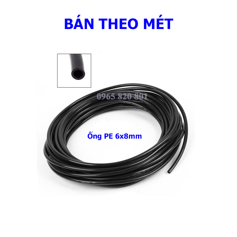Ống PE đen 8mm phun sương