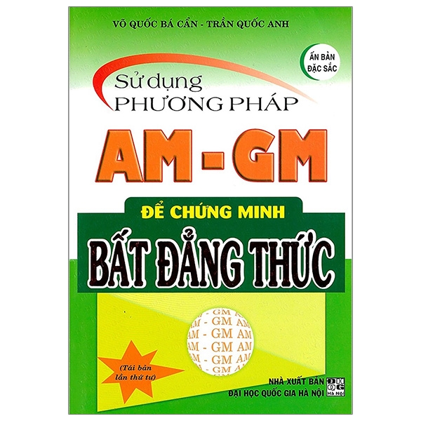 Fahasa - sử dụng phương pháp am - gm để chứng minh bất đẳng thức