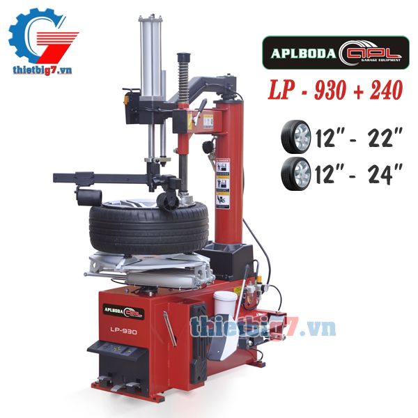 Máy tháo vỏ xe du lịch aplboda lp-930 lắp cần phụ hỗ trợ lp-240