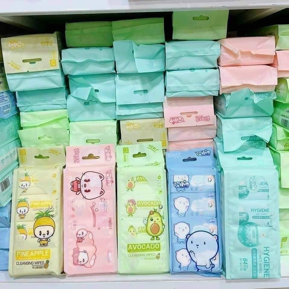 Combo 40 gói khăn ướt mini bỏ túi tiện lợi