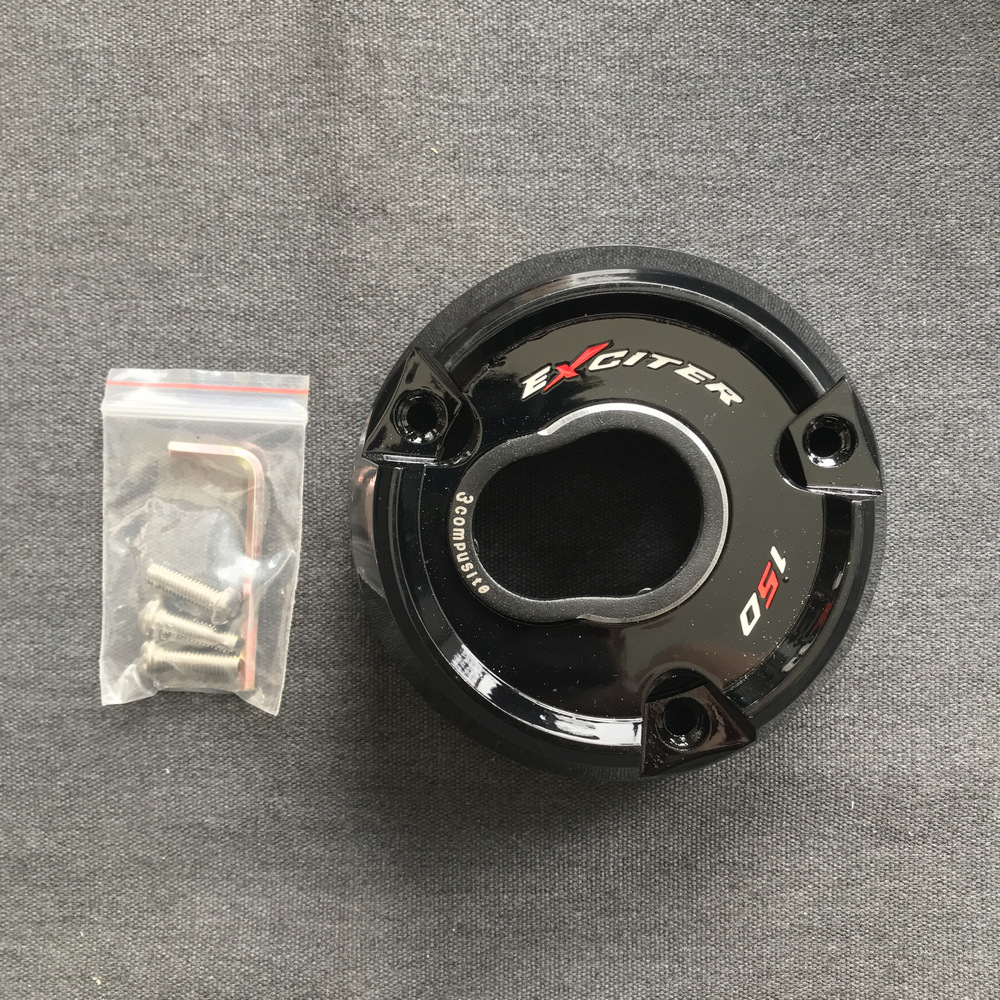 CHỤP MỎ PÔ EXCITER, CHE MỎ PÔ NHÔM ĐỘ XE MÁY EXCITER 150 ĐỜI 2015 ĐẾN 2019 (MÀU ĐEN)