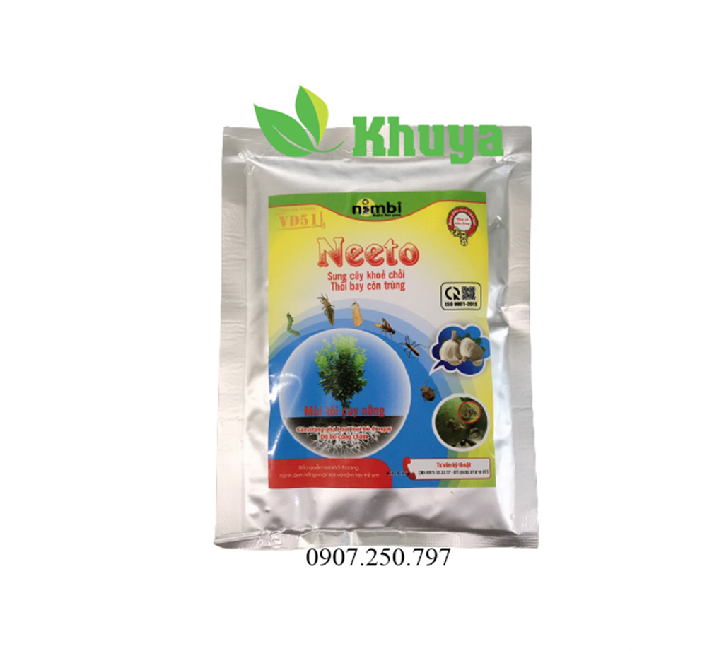 Phân bón vi lượng bột tỏi vidan neeto gói 200gr