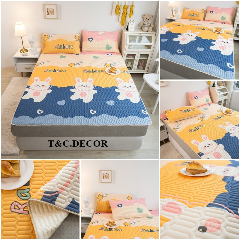 Size lớn 1.8x2m] chiếu điều hòa tencel 3d từ cao su non êm mát - chieu tencel thoáng mát - chieu cao su non
