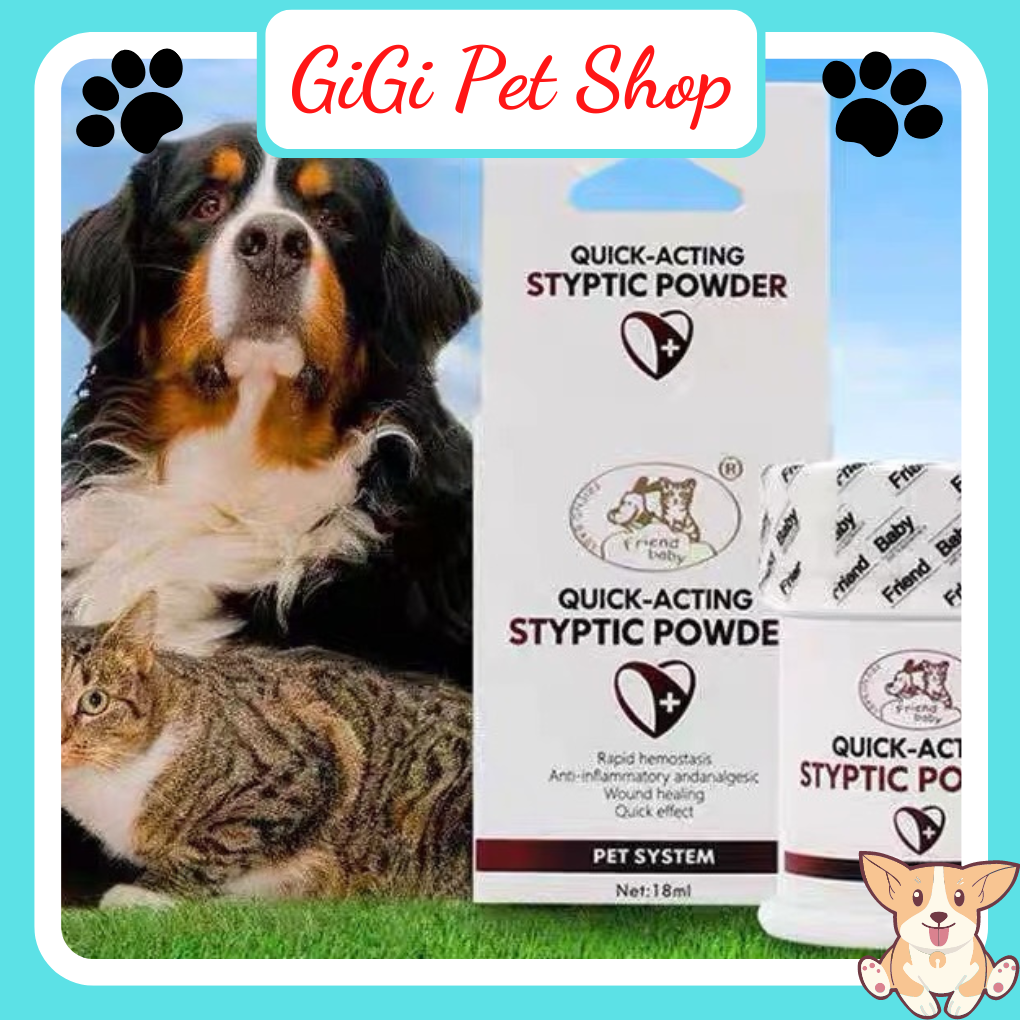Bột cầm máu dự phòng khi cắt móng chân cho chó mèo phụ kiện thú cưng giá rẻ - GiGi Pet Shop