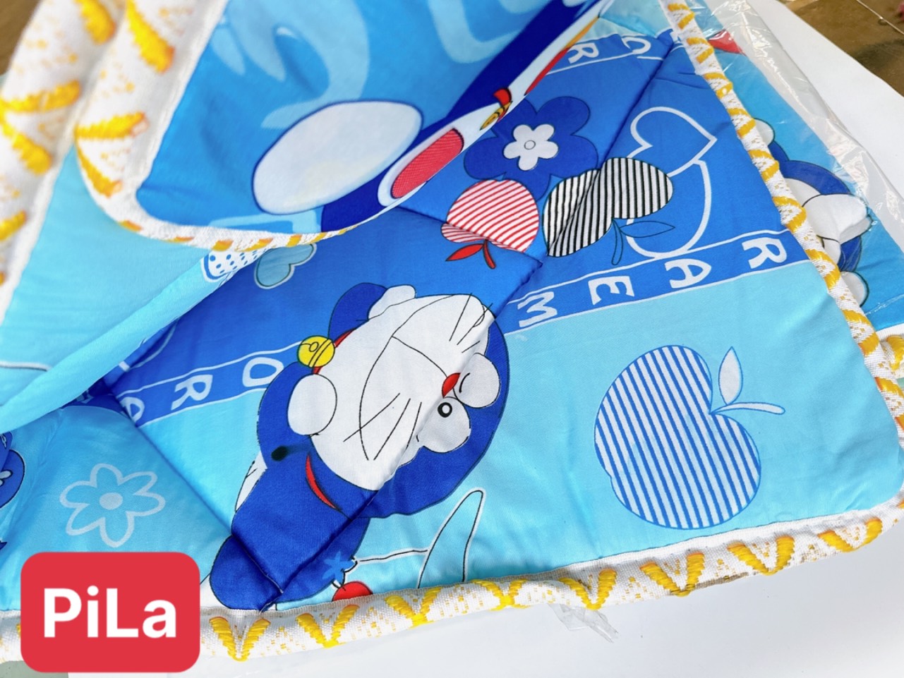 Nệm ngủ em bé 2 mặt nằm ,nệm viền nằm ngủ em bé 65x115cm