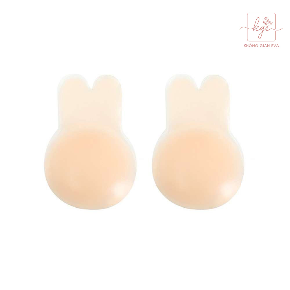 Dán ti tai thỏ nâng ngực chảy xệ , miếng dán ngực silicol không gian eva