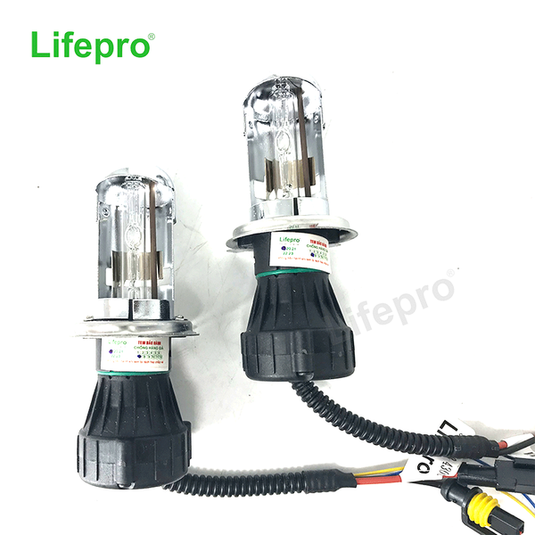 [HCM]BỘ 2 BÓNG ĐÈN XENON ( Fast Start ) 55W H4 6000K ( ánh sáng trắng )