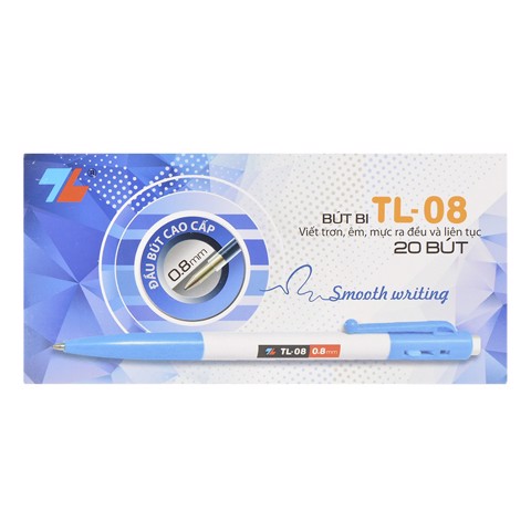 Hộp 20 bút bi thiên long 08