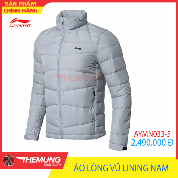 Áo Lông Vũ Thể Thao Nam Lining AYMN033-5 (Ghi)