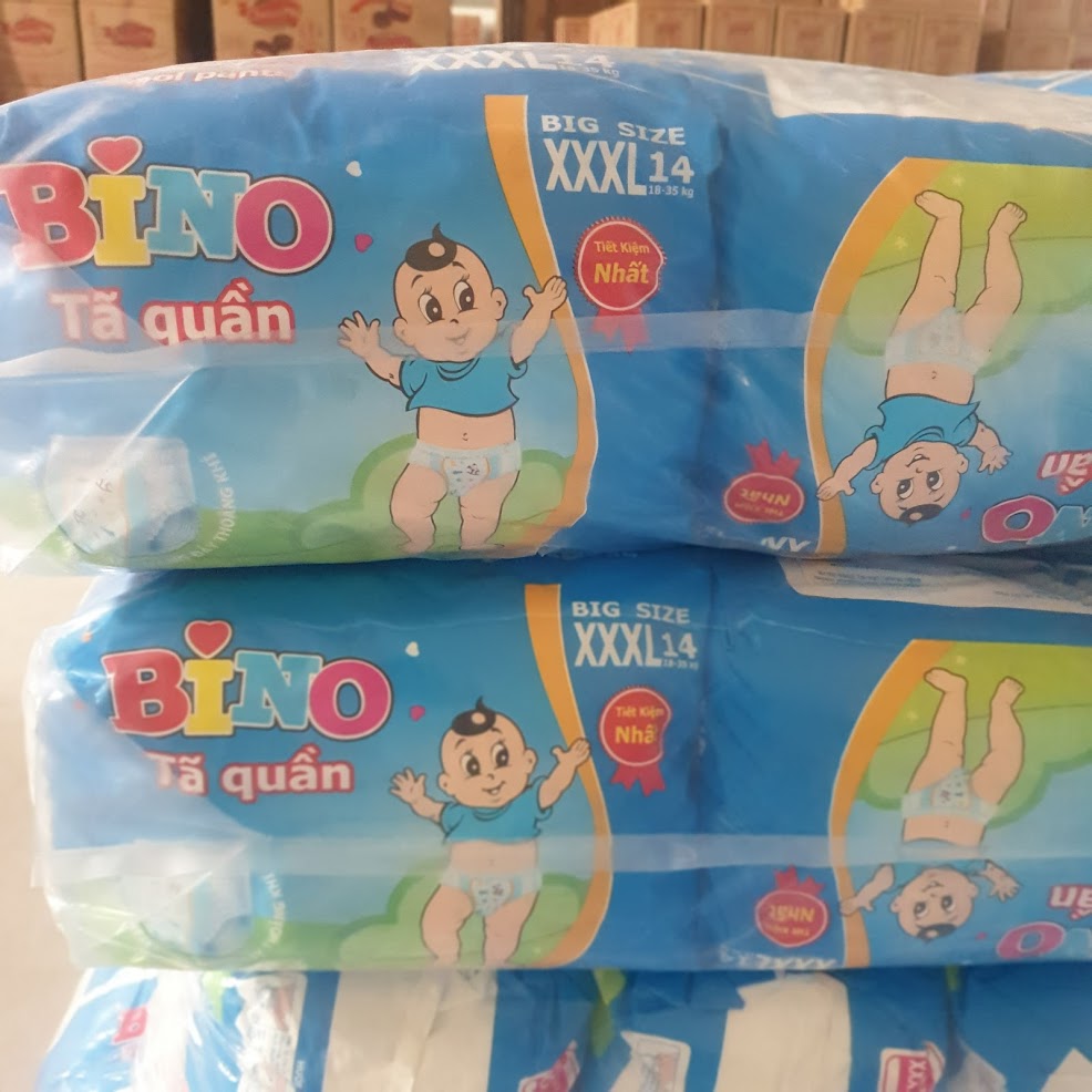 Tã quần bino bigsize xxxl 14 miếng