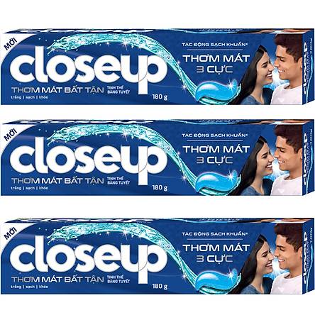 Ba kem Đánh Răng Close-up hương lộc đề 180g