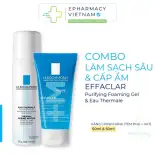[COMBO] Gel Rửa Mặt LA ROCHE-POSAY Effaclar Gel Moussant 50ml & Xịt Khoáng LRP Thermal Spring Water 50ml