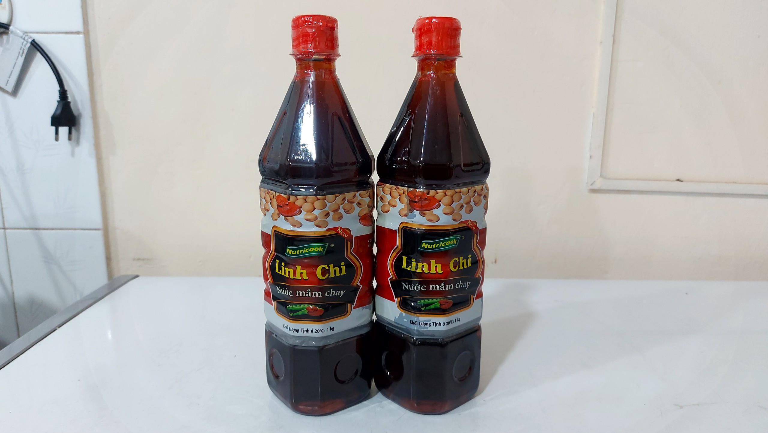 Nước mắm chay linh chi 1 lít