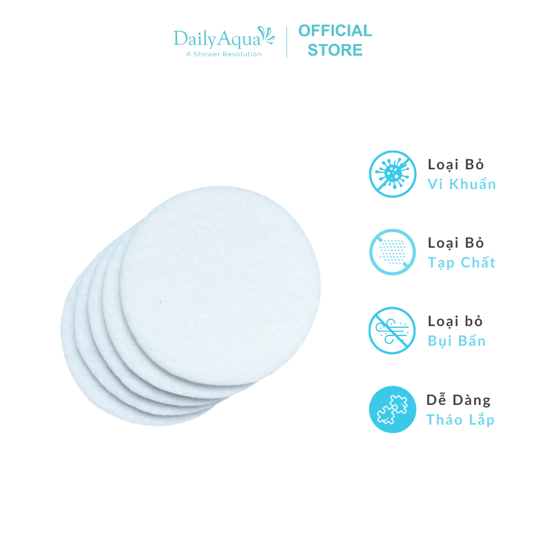 [HCM]Daily Aqua Màng đầu lọc cho vòi sen ( 5 miếng )