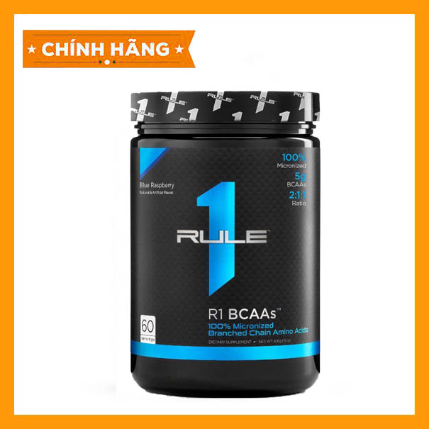 Thực phẩm bổ sung hỗ trợ hồi phục và phát triển cơ bắp rule1 bcaa 60 servings