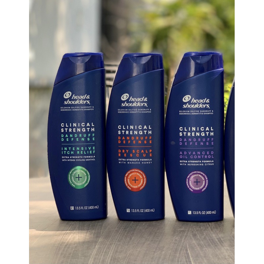 Dầu gội head & shoulder clinical strength shampoo 400ml của mỹ - mẫu mới 2021