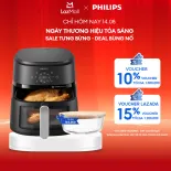 Nồi Chiên Không Dầu cảm ứng Philips NA231/00 - 13trong1 |6.2L|RapidAir Chín đều không lật trở- BH 2 năm - Hàng Phân Phối Chính Hãng