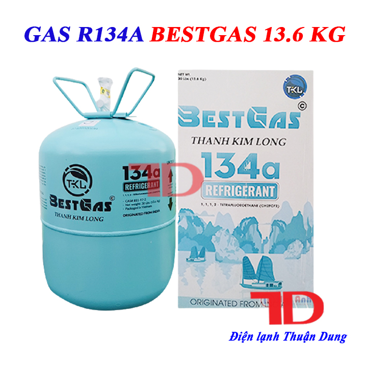 Môi chất lạnh tủ lạnh R134 BESTGAS 13.6KG