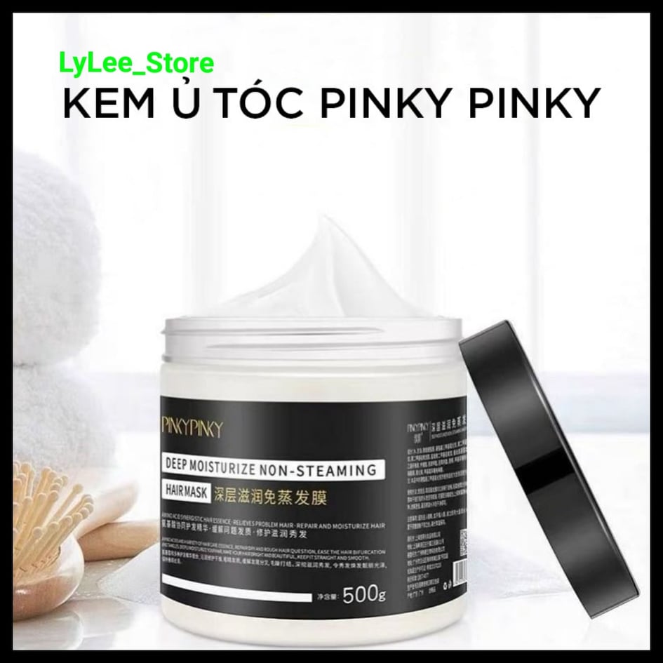 Kem ủ dưỡng tóc pinkypink - tóc hư tổn óng ả siêu mượt. kem u,duong toc pinkypinky , phuc hoi , duong toc