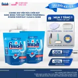 Combo 200 Viên Rửa Chén Bát Sáng Bóng Tươi Mát Finish Powerball Power Everyday Clean & Shine