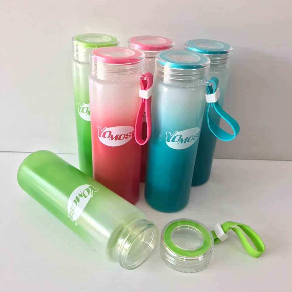 Bình nước thủy tinh giá rẻ 325ml - Sản phẩm khuyến mại từ Yomost