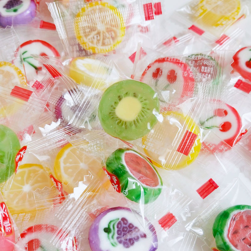 [ độc lạ ] 100g kẹo hạc giấy kẹo cầu vồng sáng tạo kẹo cứng hương vị trái cây bốn mùa hình dáng siêu cute 7