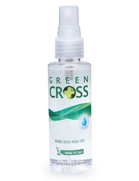 Dung Dịch Rửa Tay Hương Trà Xanh Green Cross Dạng Xịt 70ml, Dung Dịch Rửa Tay Khô Green Cross, Nước Rửa Tay Kháng Khuẩn, Bách hóa Minh Anh