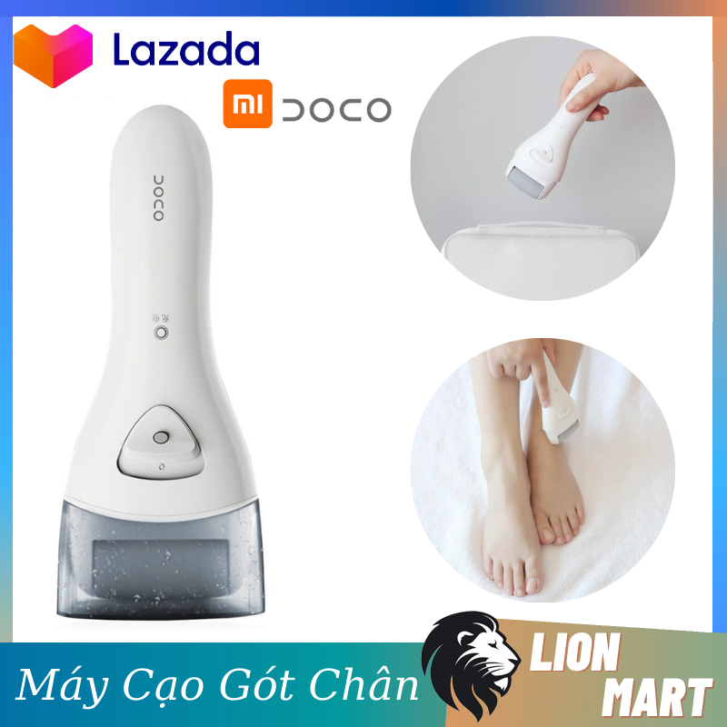 Máy cạo gót chân xiaomi doco - máy trà gót chân tại nhà - tặng kèm kem dưỡng