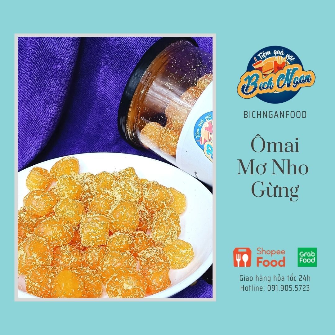 Mơ Nho Gừng Ngon Tuyệt Cú Mèo Luôn!!