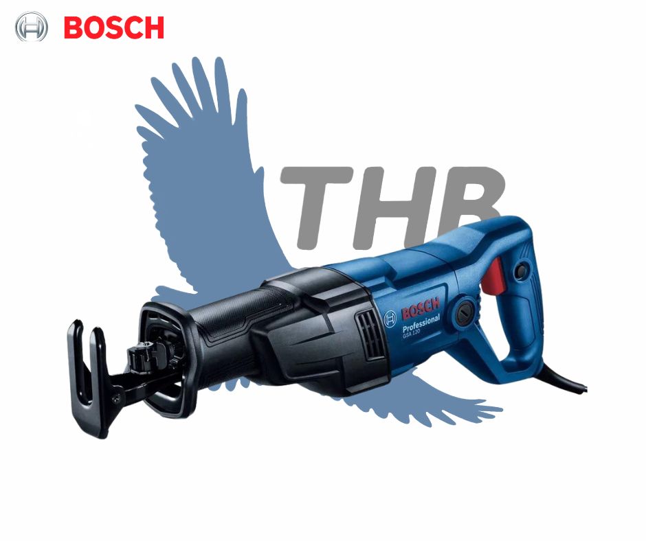 Máy cưa kiếm Bosch GSA 120 Cắt được nhiều hơn với cơ chế truyền động mới nhất, máy cưa kiếm siêu bền