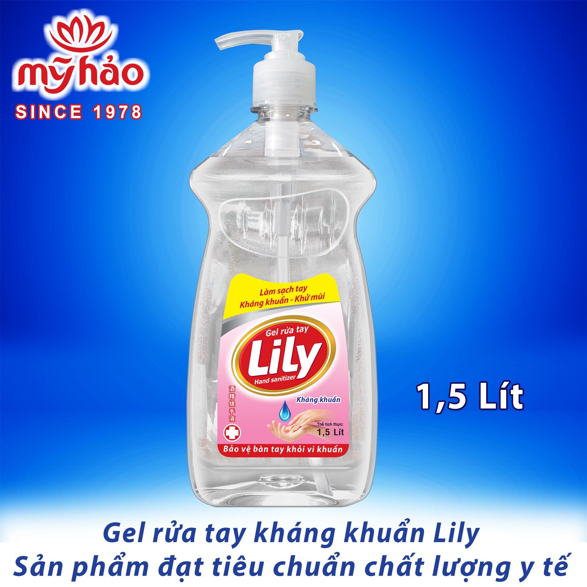 Gel rửa tay khô kháng khuẩn lily