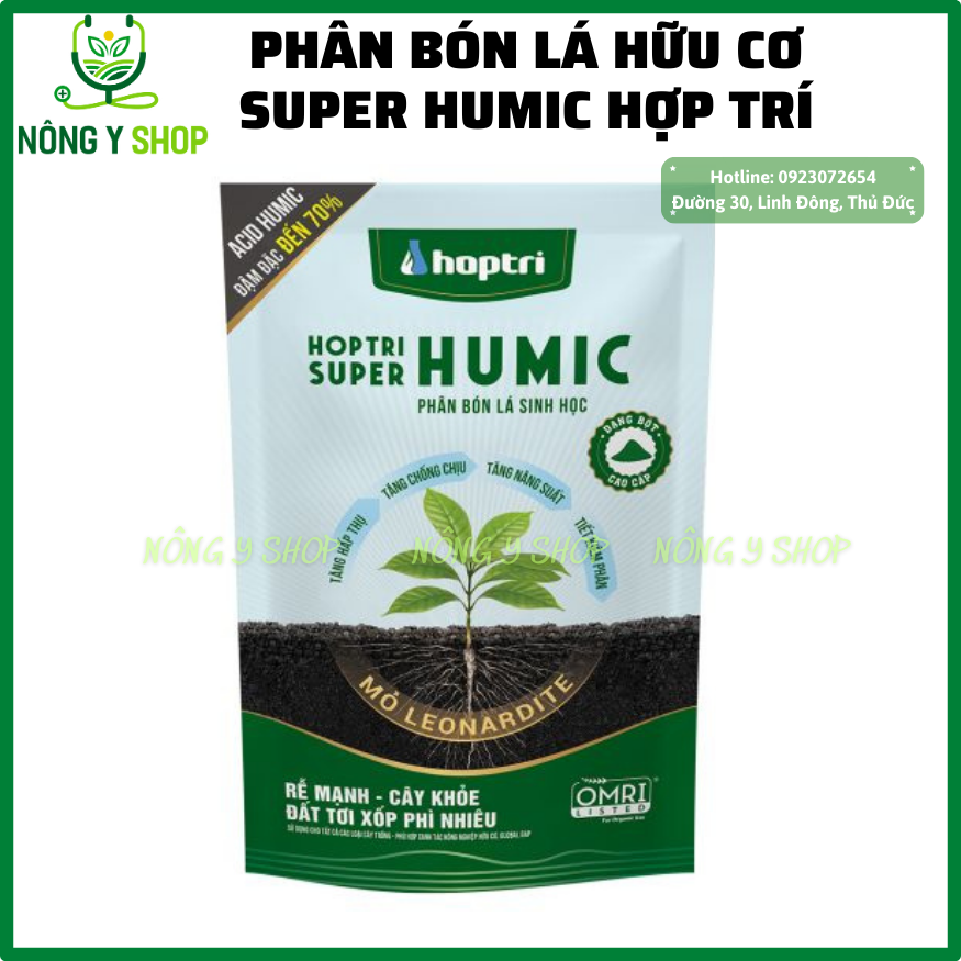 Phân Bón Lá sinh học Super Acid Humic Hợp Trí , Phân hữu cơ sinh học giúp ra rễ, cải tạo đất