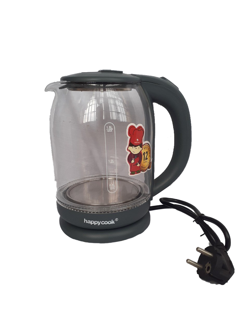 Ấm đun siêu tốc HappyCook 1.8L HEK-183G