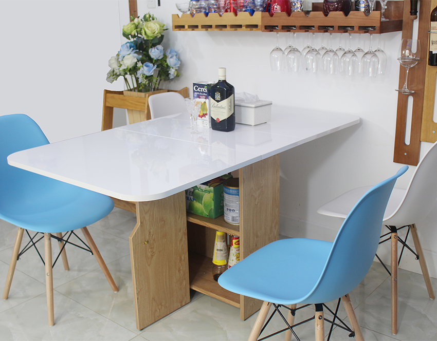 [HCM]Bàn ăn thông minh | Bàn ăn gấp gọn | Bàn ăn đa năng | Bàn thông minh | Bàn họp nhóm | Bàn học nhóm | NHAQA