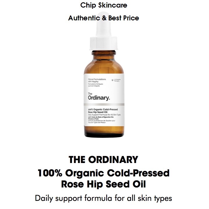 Tinh Dầu The Ordinary 100% Organic Cold-Pressed Rose Hip Seed Oil
