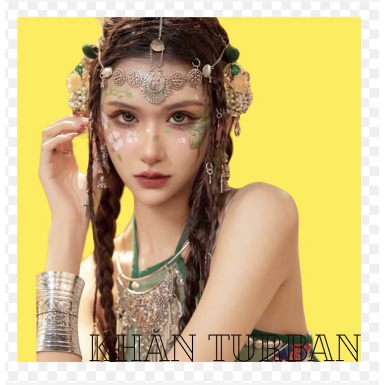 Bờm tóc bohemian - Vòng đội đầu head chain boho style